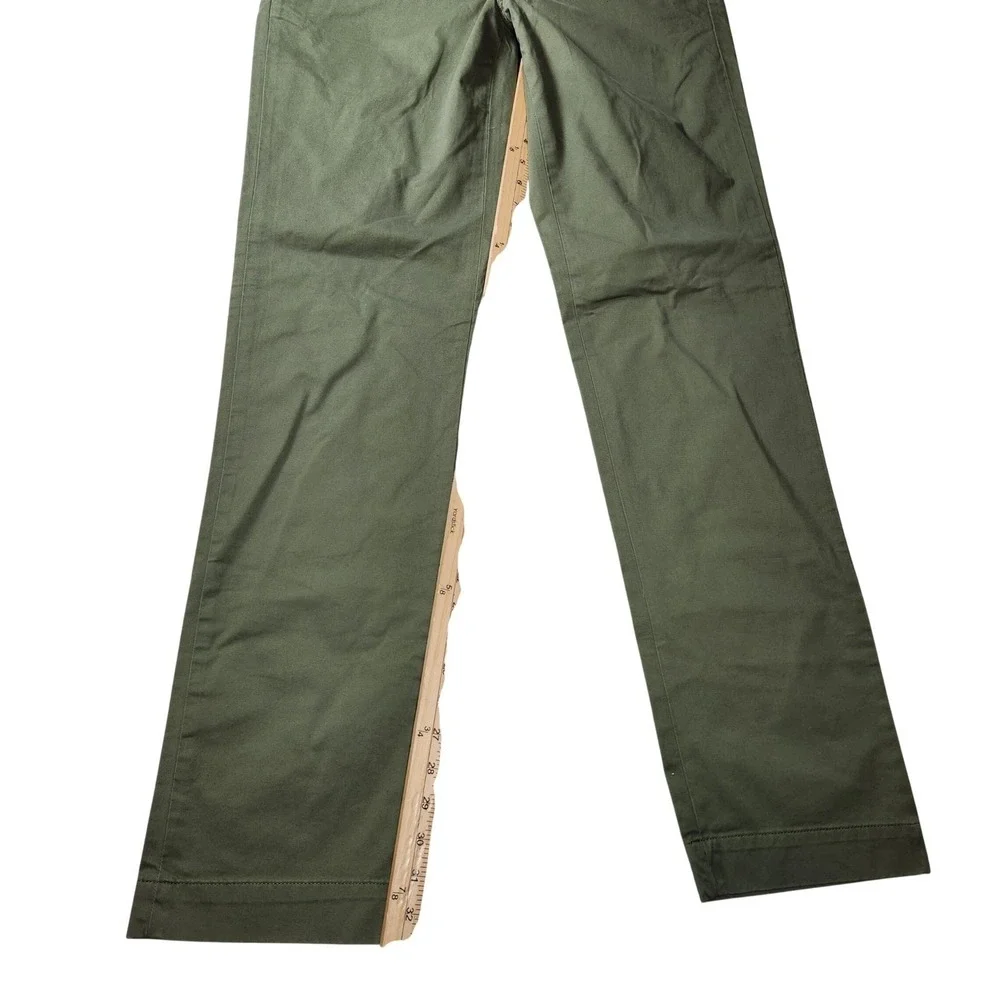 Polo Ralph Lauren Men's Stretch Chino Straight Fit‎ Pants Olive Green 32x34 New